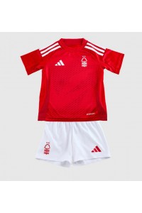 Nottingham Forest Babytruitje Thuis tenue Kind 2024-25 Korte Mouw (+ Korte broeken)